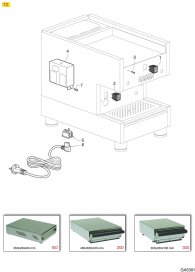 Gaggia - TS Elektrosystem Explosionszeichnung