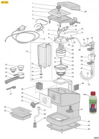 DELONGHI EC155 Explosionszeichnung
