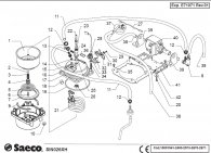 SAECO NINA BAR SIN026XH KESSEL PUMPE Explosionszeichnung