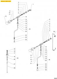VICTORIA ARDUINO - VENUS CENTURY WASSER-DAMPFHAHN Explosionszeichnung VICTORIA ARDUINO - VENUS CENTURY WASSER-DAMPFHAHN Explosionszeichnung
