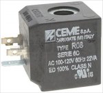 COIL CEME R08 100/120V 60Hz 22VA