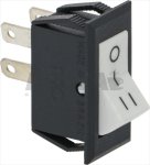 WHITE THREE-POLE SWITCH 10A 120V