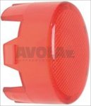 RED OVAL LAMP CAP