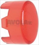 RED OVAL LAMP CAP