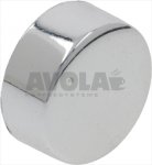 CHROME-PLATED PUSH-BUTTON