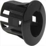 PUSH-BUTTON SUPPORT 15x11 mm BLACK