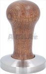 WOOD AND S/STEEL COFFEE TAMPER ø 58,4 mm