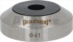 Flat Tamper Base – Ø41 mm – M8 – Stainless Steel