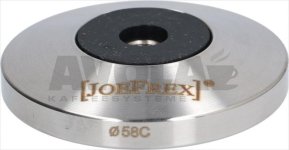 TAMPER BASE M8 CONVEX S.STEEL