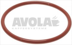 O-RING 06337 RED SILICONE