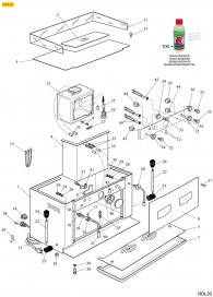 RDL - PAD MACHINE MAXI CASE Explosionszeichnung RDL - PAD MACHINE MAXI CASE Explosionszeichnung