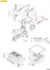 Cimbali - Boiler M21 Junior Explosionszeichnung
