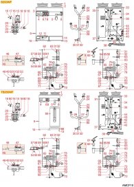 ANIMO - FILTERKAFFEE B200WF-TB200WF Explosionszeichnung ANIMO - FILTERKAFFEE B200WF-TB200WF Explosionszeichnung