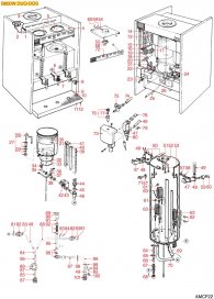 ANIMO - FILTERKAFFEE B600W DUO-DOS Explosionszeichnung ANIMO - FILTERKAFFEE B600W DUO-DOS Explosionszeichnung