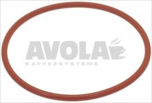 O-RING 02150 RED SILICONE