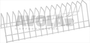 SAUCER INSERT FOR 15 PIECES 305x105 mm