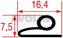 OVEN GASKET 2455 - 3 m