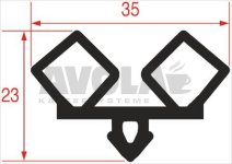 SNAP-IN GASKET FOR COLD ROOM 20 m