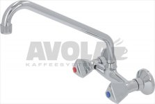WALL MOUNTED TWO-HOLE TAP