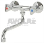 WALL MOUNTED TWO-HOLE TAP