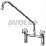 SINK MOUNTED TWO-HOLE TAP