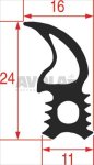 OVEN DOOR GASKET 725x620 mm