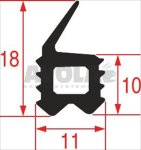 DOOR GASKET 580x540 mm