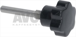 BLACK LATERAL KNOB WITH PIN