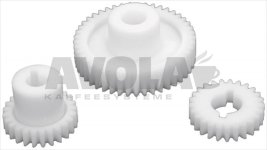 KIT OF GEARS FOR SMALL/BIG SHAFT