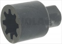FEMALE COUPLING 8 TEETH FOR BIG SHAFT