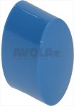 ELLIPTICAL PUSH-BUTTON 21x11 mm BLUE