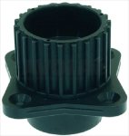 TOOTHED BOSS WITH BEARING HOUSING