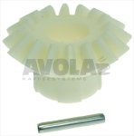 CONIC PINION WITH CLASP
