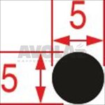 OVEN GLASS GASKET 430x340 mm