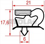 SNAP-IN GASKET 595x416 mm