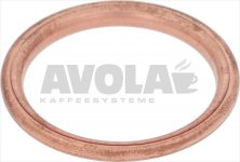 copper gasket ø 40x32x3 ECM Mechanika III Technika III Bezzera