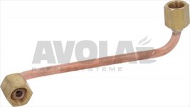 pipe to water tap Bezzera LL008