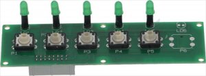TASTATUR SAN REMO VENEZIA SED GRÜNE LED 5 TASTEN