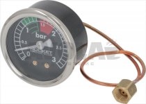 Rocket Manometer Kesseldruck schwarz 0-3 Bar Cellini Evo Giotto
