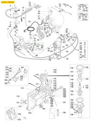 SAECO VIENNA CAFE CREMA - B Explosionszeichnung