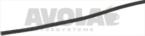 NICKELLITZE 4 mm² SCHWARZ - 5 m