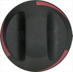 DREHKNOPF SCHWARZ ø 66 mm WARMWASSER