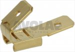 Flachsteckverteiler 6.3 mm Steckdicke: 0.8 mm 15 ° Unisoliert Metall - avola-coffeesystems