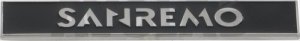 SAN REMO TREVISO LOGO ALUMINIUMAUFKLEBER 101x16,5 mm