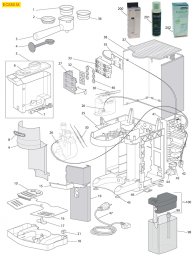 DELONGHI EC850.M Explosionszeichnung