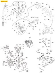SAECO ODEA GIRO - B Explosionszeichnung