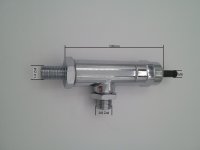 ECM QS Quicksteam Dampf- Heisswasserventil Kippventil ohne Rohr Anschluss 1/4