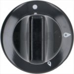 DREHKNOPF ARISTON SORTE SCHWARZ ø 35 mm
