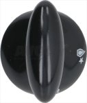 DREHKNOPF FRANKE SORTE SCHWARZ &oslash; 35 mm