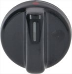 DREHKNOPF GASFIRE SORTE SCHWARZ ø 36 mm